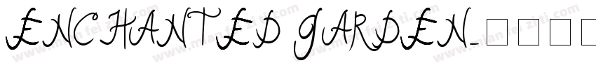 ENCHANTED GARDEN字体转换